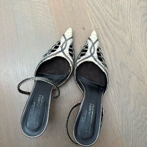 DONALD J PLINER MULE HEELS VINTAGE SIZE 8.5